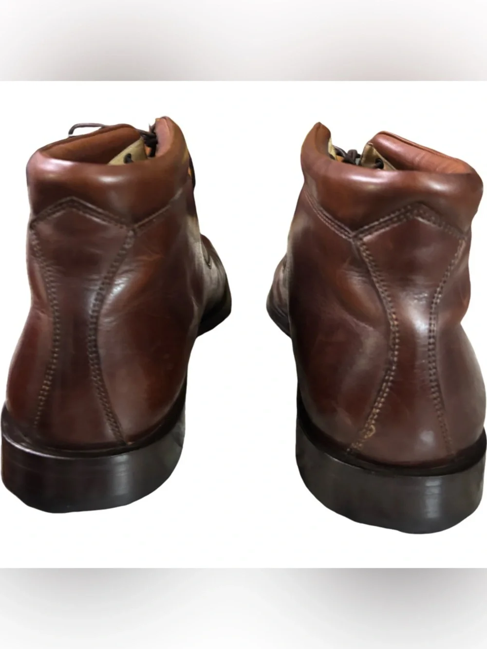 Johnston & Murphy polished brown